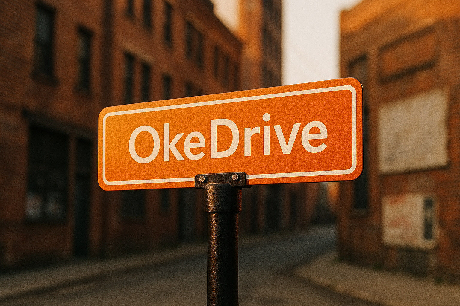OkeDrive Street Sign